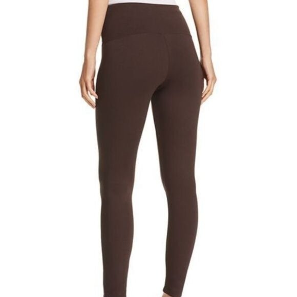 Lyssé Women's Tight Ankle Slimming Leggings in Brown - Sz Small - Picture 3 of 5